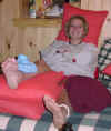 Leg and ice pack